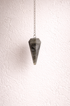 Pendule conique en labradorite