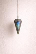 Pendule conique en labradorite