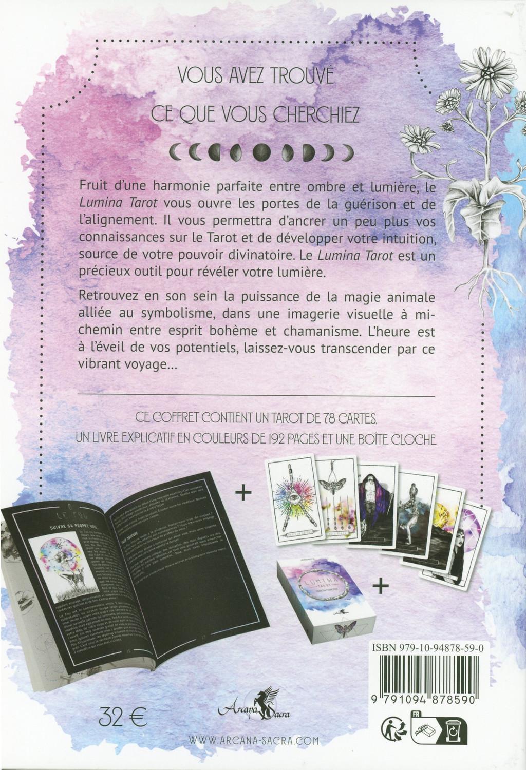 Lumina Tarot – Coffret édition française (Arcana Sacra)