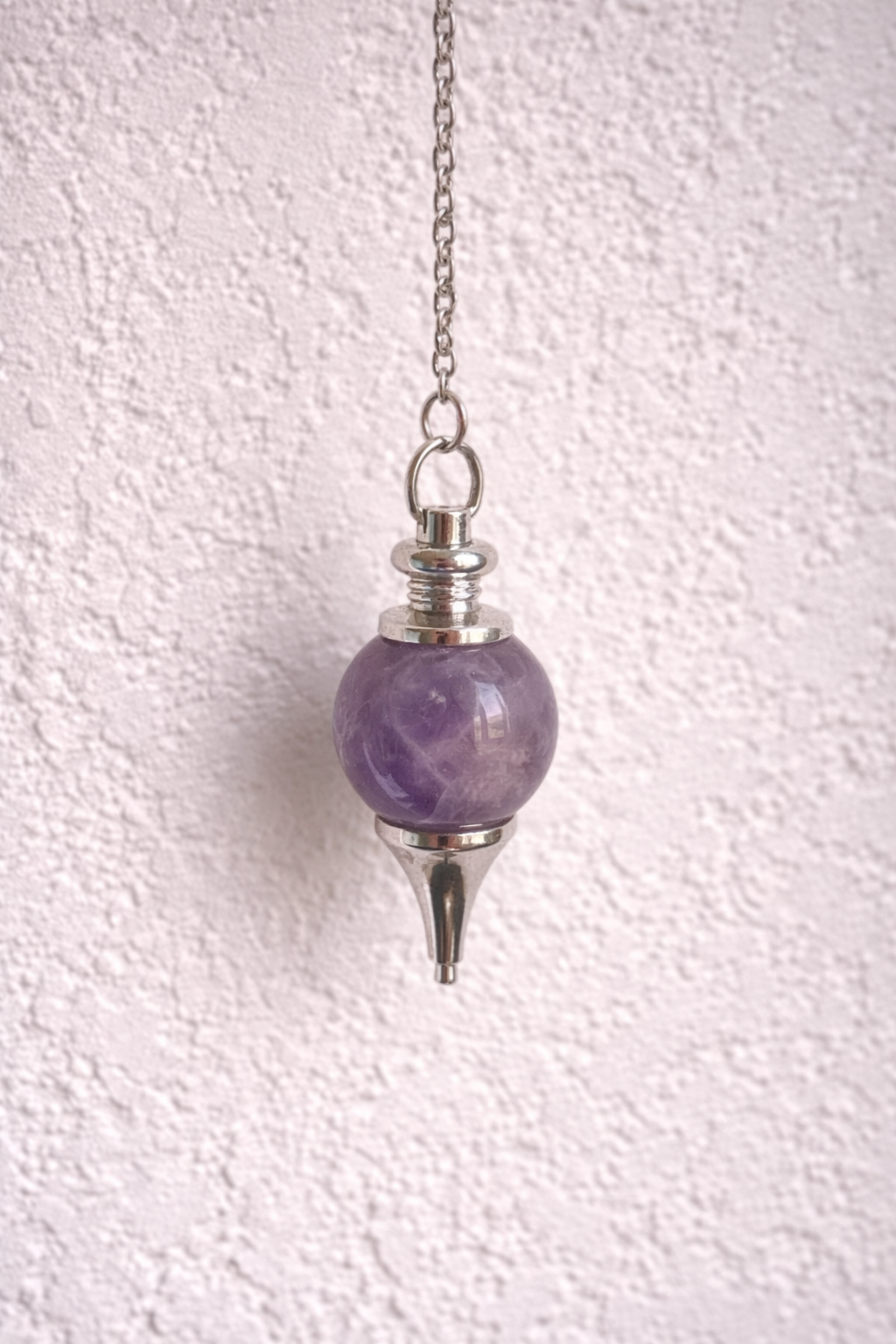 Pendule sphérique en améthyste