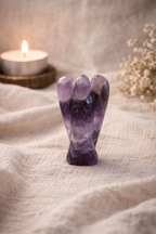 Ange en pierre naturelle - différents minéraux disponibles