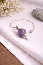 Pendule sphérique en améthyste