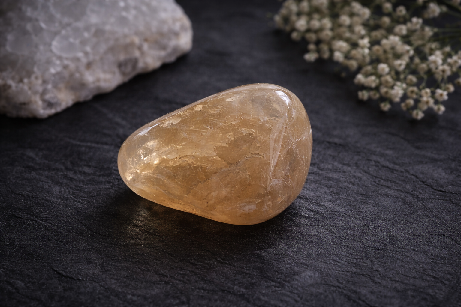 Pierre roulée Citrine