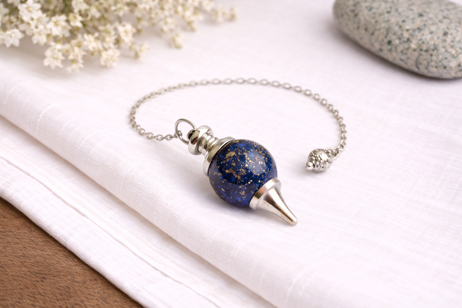 Pendule sphérique en lapis lazuli EXTRA