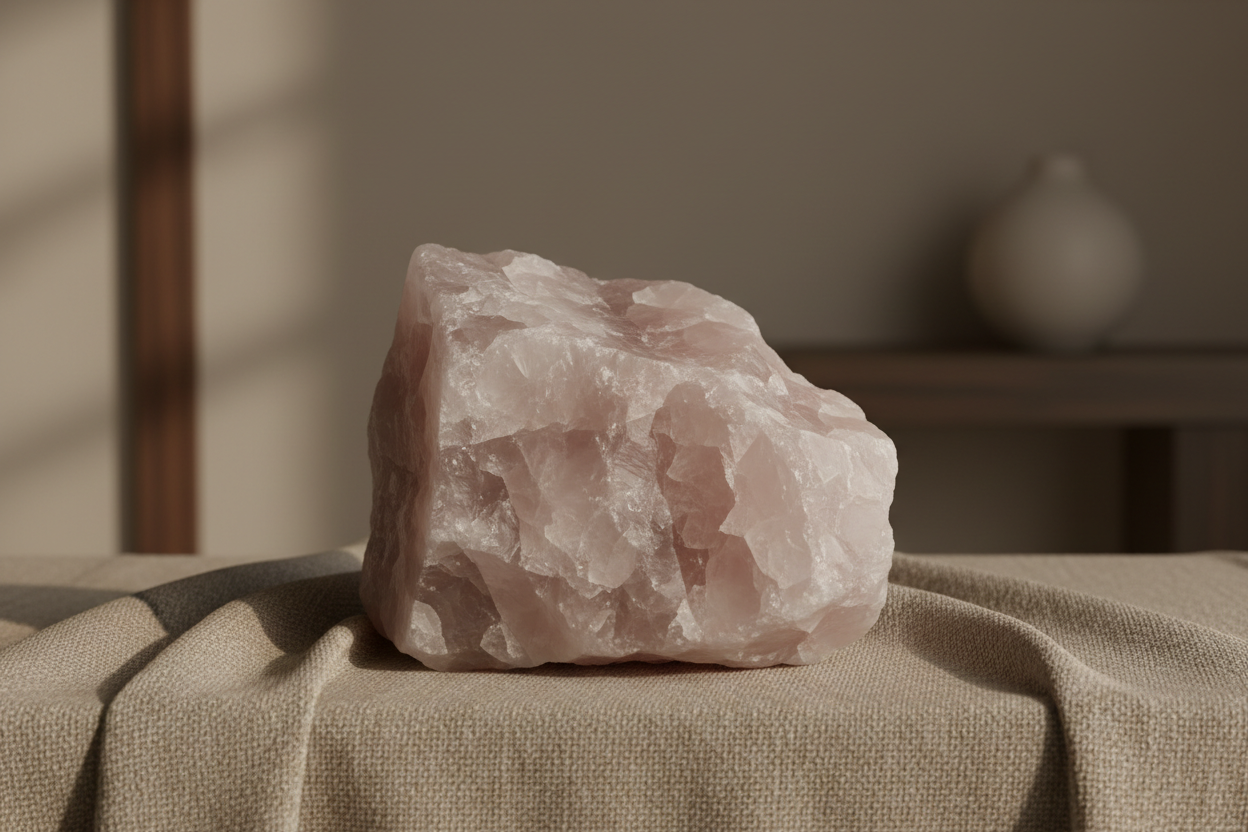 Là, t'as Pierre, elle est polie, la Pierre que je veux, elle doit être brute. Pas du tout travaillé