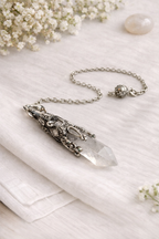 Pendule quartz laiteux