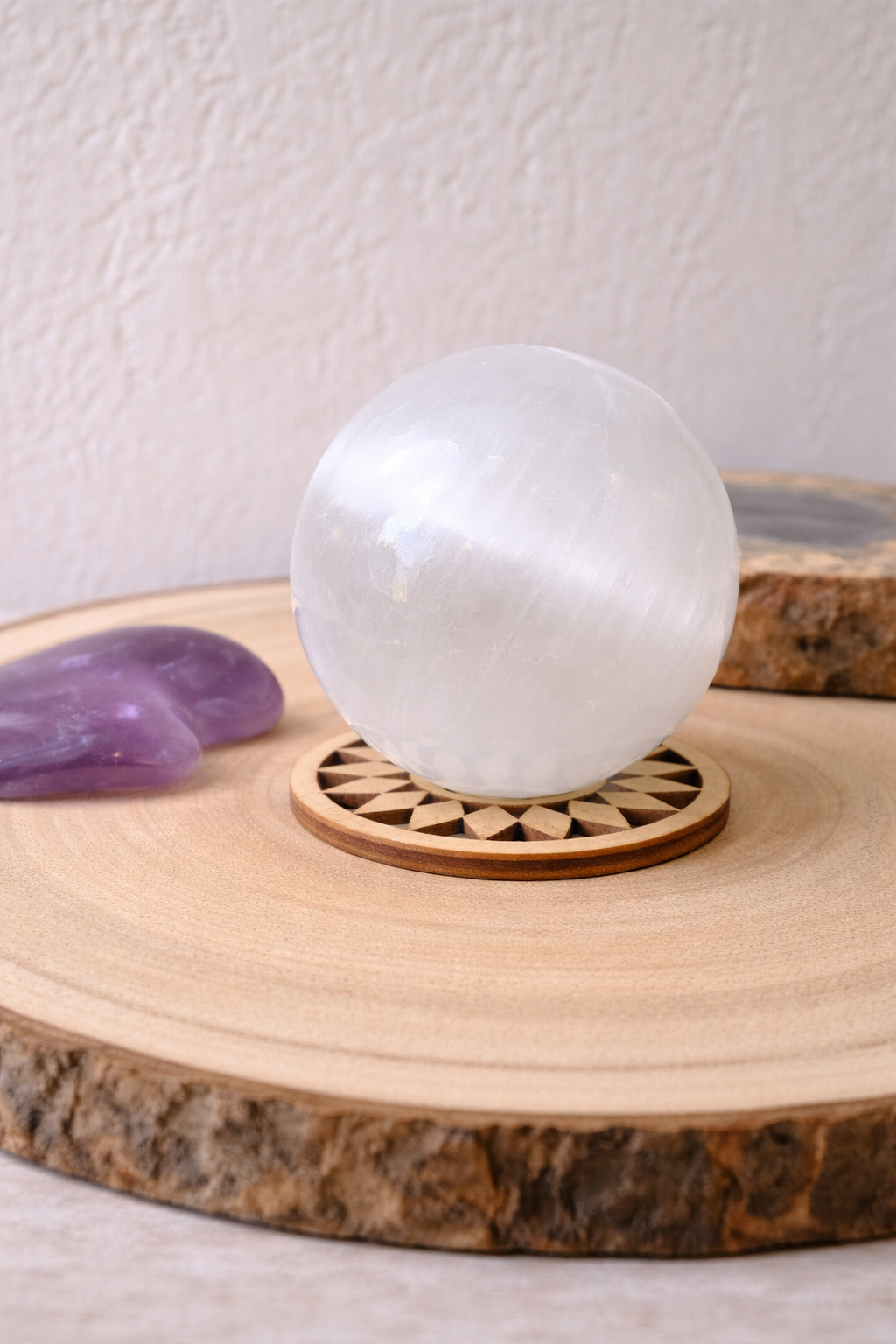 Sphère en Sélénite – 5,5 à 6 cm