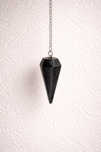 Pendule conique en tourmaline